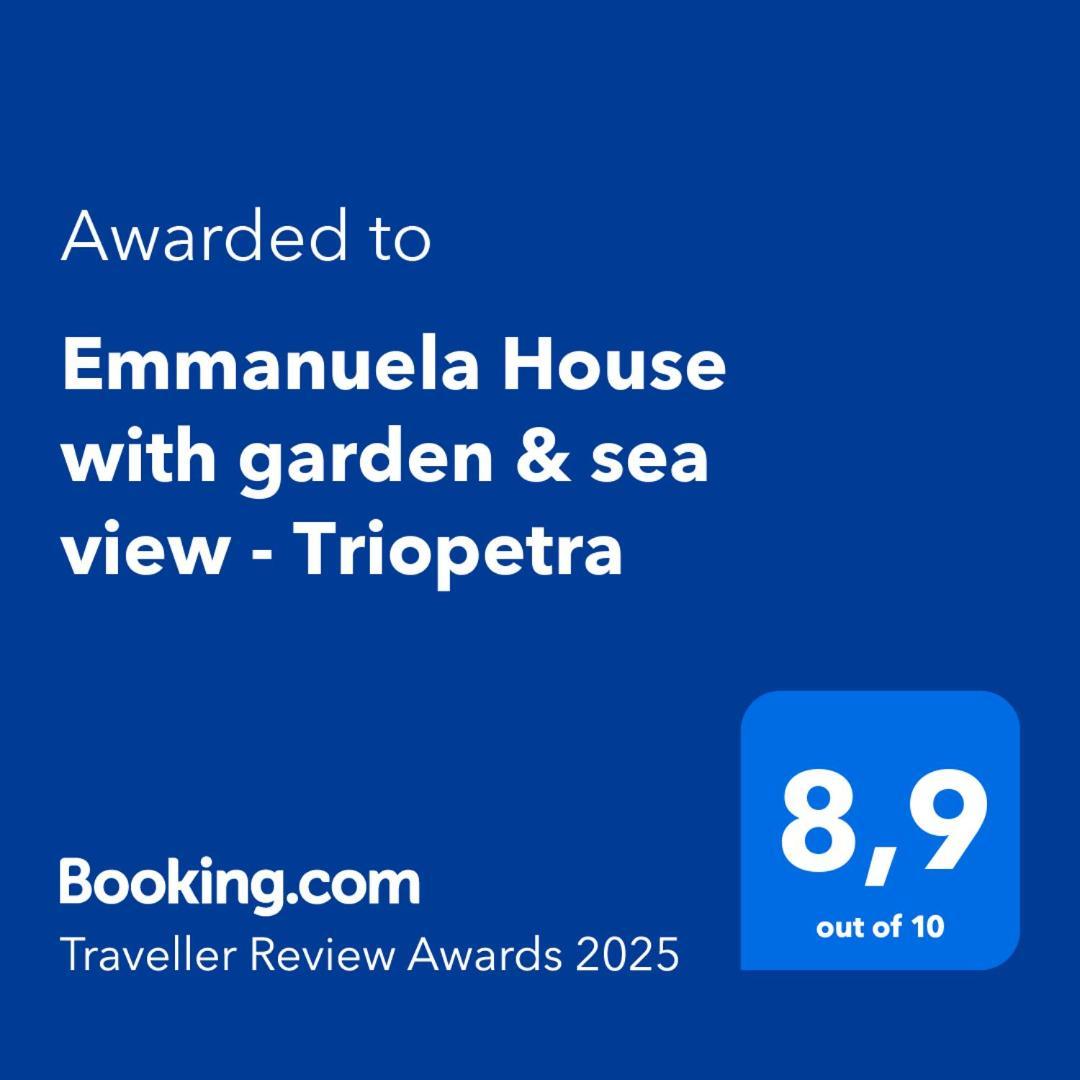 Emmanuela House With Garden & Sea View - Triopetra 아파트 외부 사진